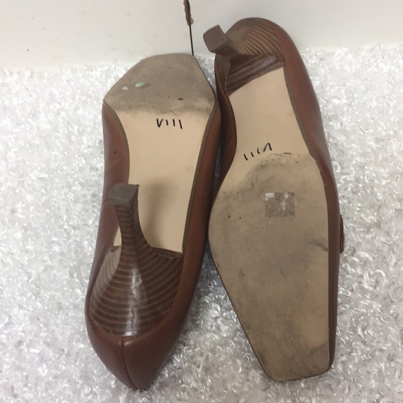 Nickels brown leather pumps. - Picture 5 of 7
